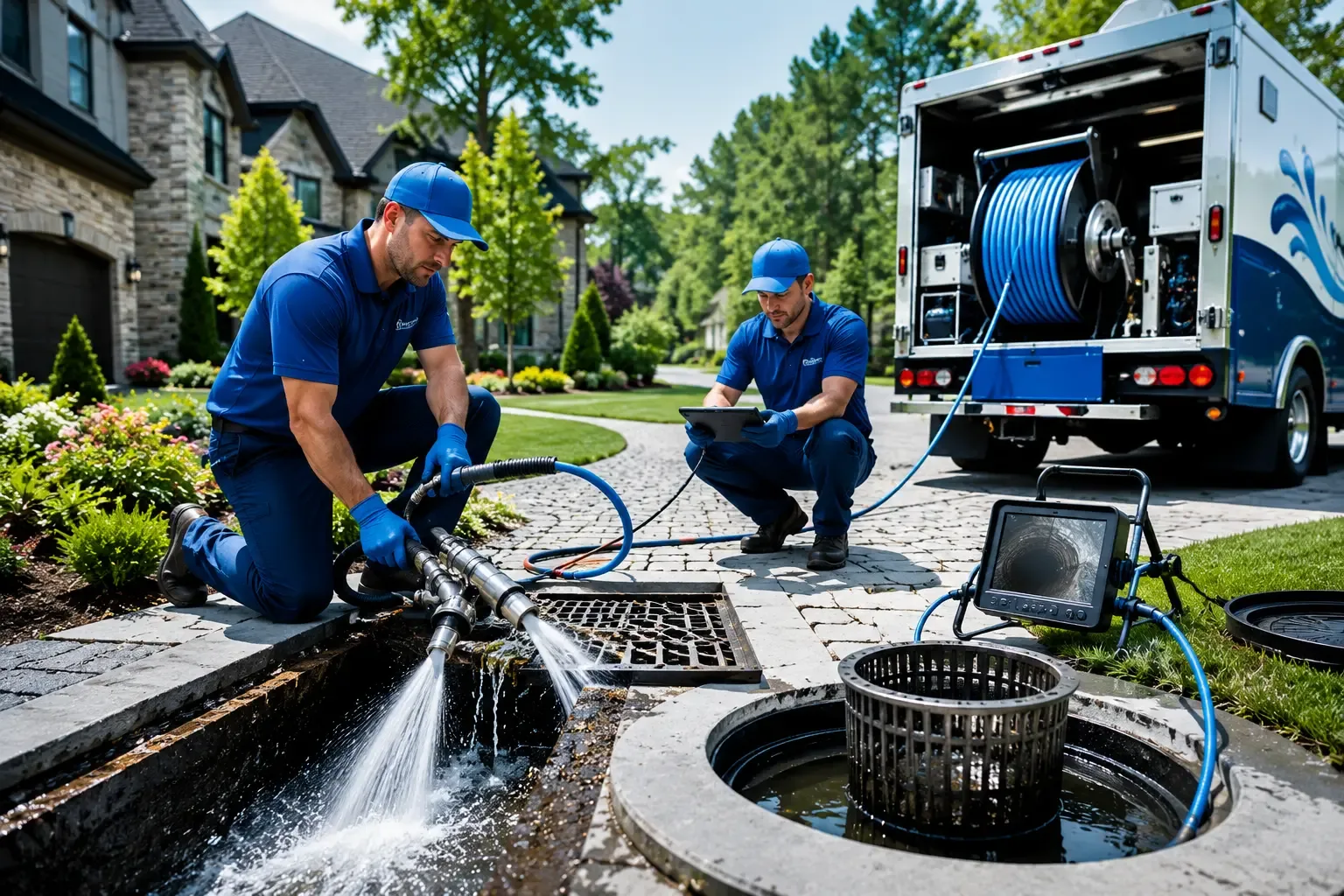 Local outdoor drain cleaning professionals in Akron, NY
